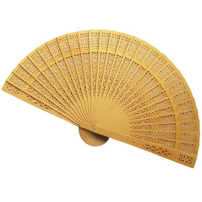 Mados vestuvės rankomis kvapnus vakarėlis raižytas bambuko sulankstomas vėduoklė Kiniška medinė vėduoklė Vintažinis tuščiaviduris senovinis sulankstomas ventiliatorius