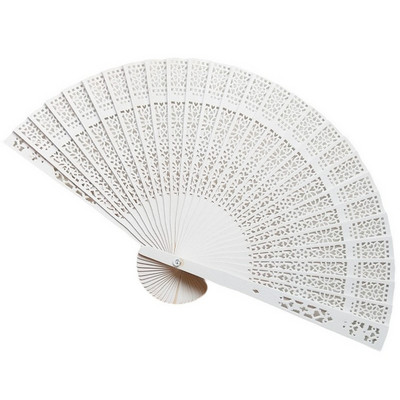 Mados vestuvės rankomis kvapnus vakarėlis raižytas bambuko sulankstomas vėduoklė Kiniška medinė vėduoklė Vintažinis tuščiaviduris senovinis sulankstomas ventiliatorius