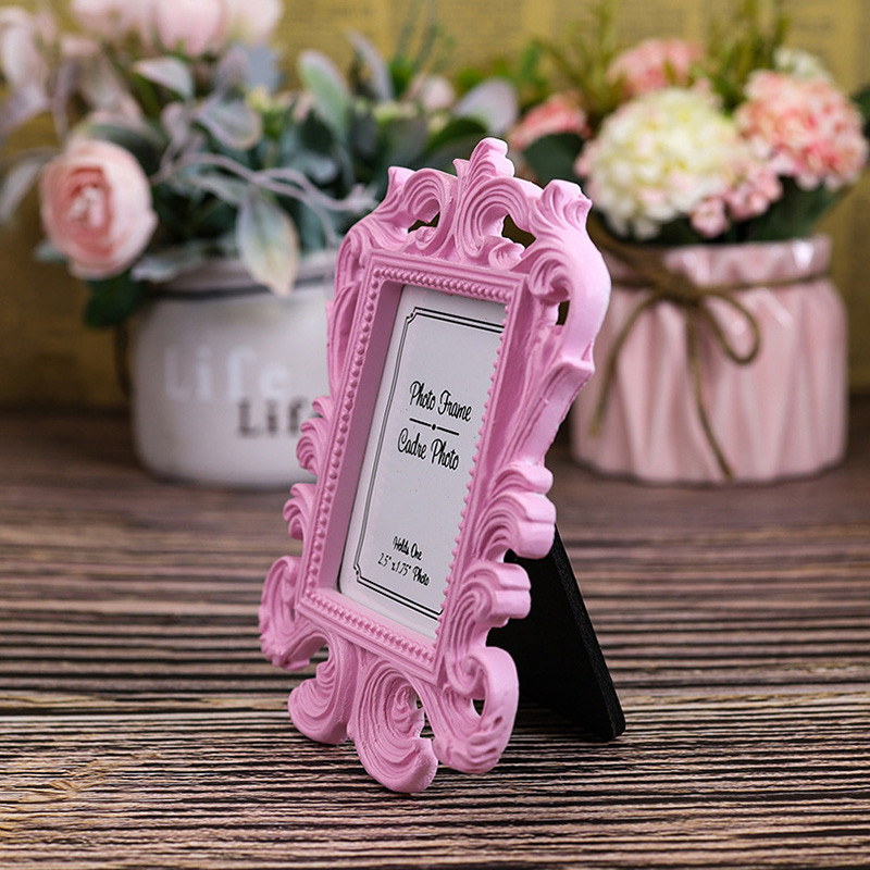 1 vnt Barokinis nuotraukų rėmelis Klasikinis retro stiliaus nuotraukų rėmelis Ornamentas Kvadratinis dervos nuotraukų rėmelis Puikūs ID rėmeliai Namų dekoravimui Nemokamas pristatymas