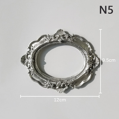 Ins Golden Retro mazs foto rāmis Foto rekvizīti Rāmis Rotājumi Mājas dekorēšana Foto rekvizīti Nagu kosmētika Fotografēšanas dekorēšana