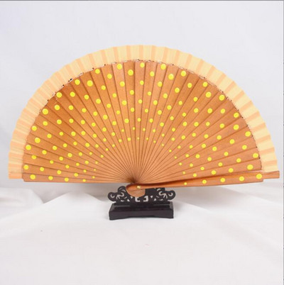 1kom španjolske plesne izvedbe Drvene lepeze Vjenčana dekoracija Dodaci za odjeću Sklopiva lepeza