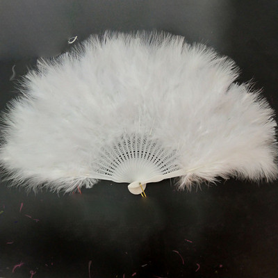 Ar rokām darināta salocīta spalvu ventilatora izrāde ballīte DIY rekvizītu istabas rotājumi Mājas amatniecība Dāvanas Dejas Līgavas Kāzas Helovīna dekorēšana