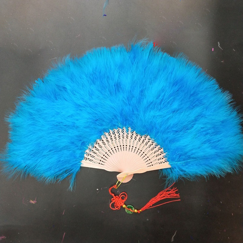 Ar rokām darināta salocīta spalvu ventilatora izrāde ballīte DIY rekvizītu istabas rotājumi Mājas amatniecība Dāvanas Dejas Līgavas Kāzas Helovīna dekorēšana