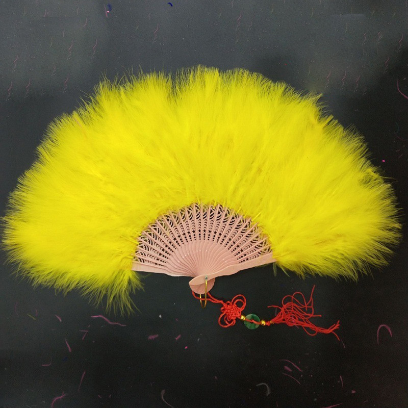 Ar rokām darināta salocīta spalvu ventilatora izrāde ballīte DIY rekvizītu istabas rotājumi Mājas amatniecība Dāvanas Dejas Līgavas Kāzas Helovīna dekorēšana