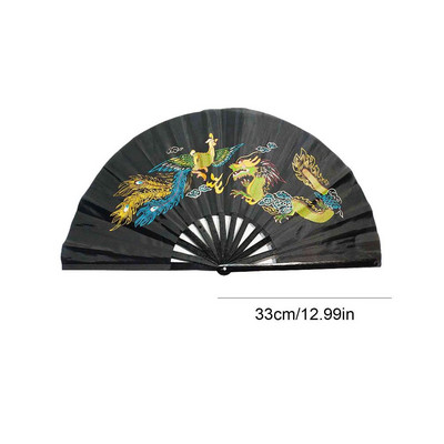 Kineski Kung Fu Fan Tai Chi Borilačke vještine Dragon Phoenix Bambusove ručne sklopive lepeze Art Dance Poklon Tai Chi Yoga Kung Fu Fan