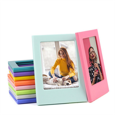 3-tollised magnetilised pildiraamid fotomagnetid fotode värviline raam peremälestuste jaoks Külmkapimagnet Laste ehitusklotsid