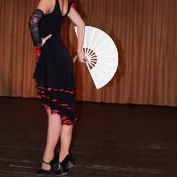 Сгъваем вентилатор ръчен китайски кунг-фу тай чи ръчни вентилатори мъже жени фестивал сватбено парти декоративни танцови реквизити