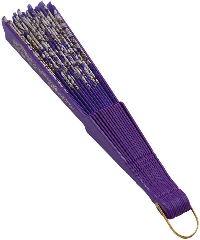 Spāņu salokāms retro raksts roku ventilators ar vienu ziedu saliekams ventilators ķīniešu deju ventilators Wing Chun ventilators plastmasas spāņu ventilators sievietēm