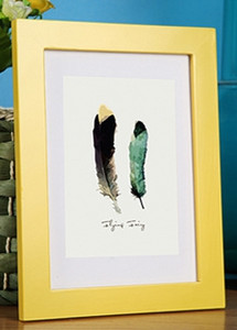 Drveni okvir za slike na platnu A5 A4 A3 Drveni okvir za slike Crno Bijelo Ružičasti Okvir za fotografije s podmetačima za zidnu montažu