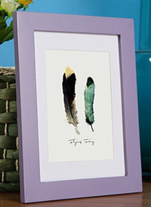 Drveni okvir za slike na platnu A5 A4 A3 Drveni okvir za slike Crno Bijelo Ružičasti Okvir za fotografije s podmetačima za zidnu montažu