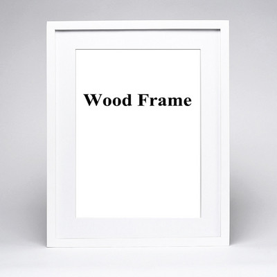 Drveni okvir za slike na platnu A5 A4 A3 Drveni okvir za slike Crno Bijelo Ružičasti Okvir za fotografije s podmetačima za zidnu montažu