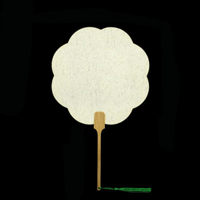 Ανεμιστήρας χαρτιού κινέζικου στυλ DIY Xuan κινέζικη βούρτσα καλλιγραφία με μελάνι ζωγραφική δημιουργία ανεμιστήρες χαρτιού Κενό προμήθειο τέχνης κλασικού ανεμιστήρα χεριών