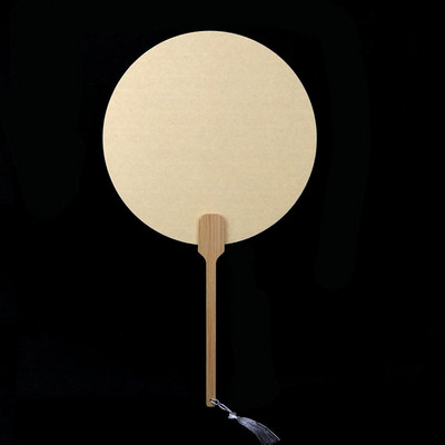 Ανεμιστήρας χαρτιού κινέζικου στυλ DIY Xuan κινέζικη βούρτσα καλλιγραφία με μελάνι ζωγραφική δημιουργία ανεμιστήρες χαρτιού Κενό προμήθειο τέχνης κλασικού ανεμιστήρα χεριών