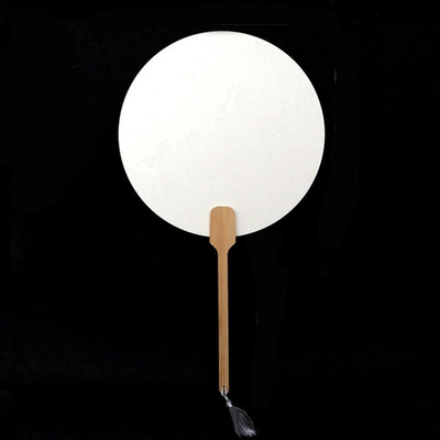 Ανεμιστήρας χαρτιού κινέζικου στυλ DIY Xuan κινέζικη βούρτσα καλλιγραφία με μελάνι ζωγραφική δημιουργία ανεμιστήρες χαρτιού Κενό προμήθειο τέχνης κλασικού ανεμιστήρα χεριών