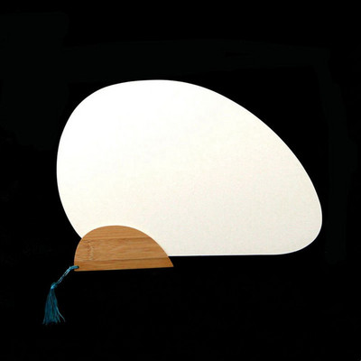 Ανεμιστήρας χαρτιού κινέζικου στυλ DIY Xuan κινέζικη βούρτσα καλλιγραφία με μελάνι ζωγραφική δημιουργία ανεμιστήρες χαρτιού Κενό προμήθειο τέχνης κλασικού ανεμιστήρα χεριών