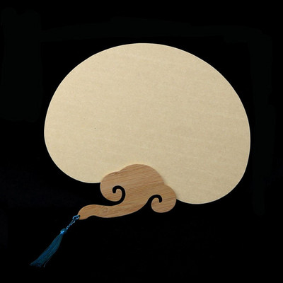 Ανεμιστήρας χαρτιού κινέζικου στυλ DIY Xuan κινέζικη βούρτσα καλλιγραφία με μελάνι ζωγραφική δημιουργία ανεμιστήρες χαρτιού Κενό προμήθειο τέχνης κλασικού ανεμιστήρα χεριών