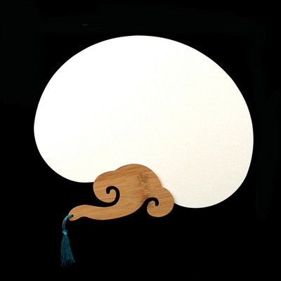 Ανεμιστήρας χαρτιού κινέζικου στυλ DIY Xuan κινέζικη βούρτσα καλλιγραφία με μελάνι ζωγραφική δημιουργία ανεμιστήρες χαρτιού Κενό προμήθειο τέχνης κλασικού ανεμιστήρα χεριών