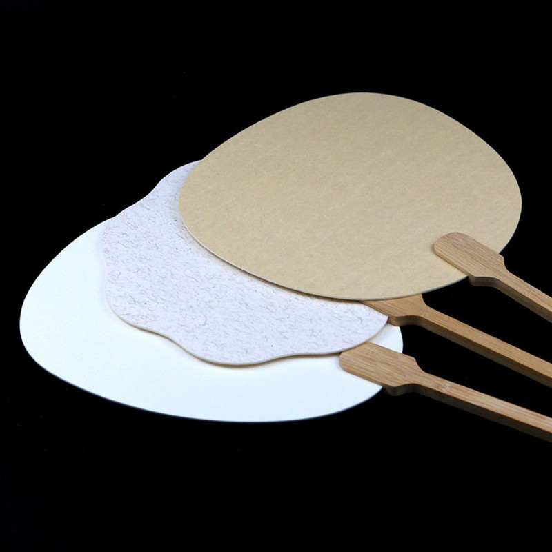 Ανεμιστήρας χαρτιού κινέζικου στυλ DIY Xuan κινέζικη βούρτσα καλλιγραφία με μελάνι ζωγραφική δημιουργία ανεμιστήρες χαρτιού Κενό προμήθειο τέχνης κλασικού ανεμιστήρα χεριών