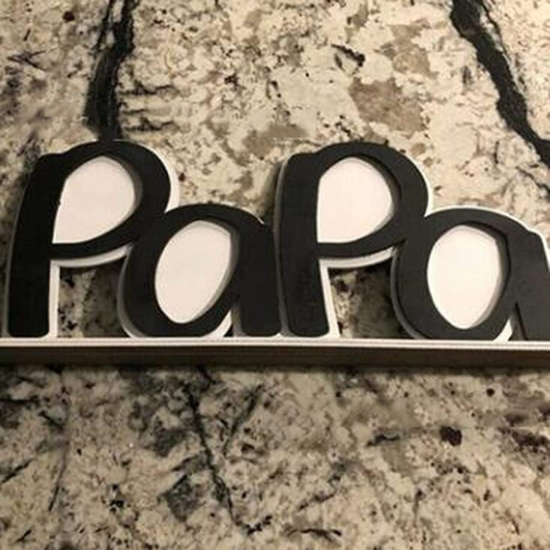 Tėvo dienos tėčio paveikslų rėmeliai, tėčio dovanos nuo dukters, tėčio gimtadienio dovanos, tėčio nuotraukų laikiklis, tėvo dienos dovana