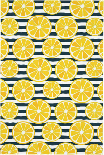Лято Жълт лимонов плод Правоъгълна покривка Празнични парти декорации Водоустойчив плат покривка за маса за декор на кухненска маса