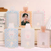 INS 3-tolline akrüülist pildiraam läbipaistev fotokaart ekraanihoidik lauaarvuti kaunistus idol foto varrukad kaitseümbris