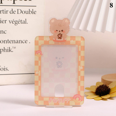 INS 3-tolline akrüülist pildiraam läbipaistev fotokaart ekraanihoidik lauaarvuti kaunistus idol foto varrukad kaitseümbris