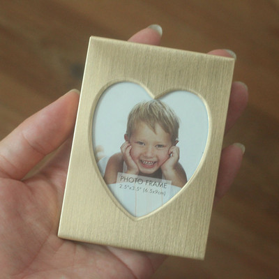 Okvir za fotografije od legure od kovanog željeza od 2 inča, klasična zanatska dekoracija, mali ukrasi za obiteljsko uređenje