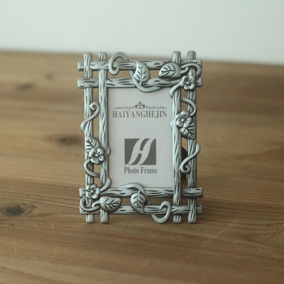 Okvir za fotografije od legure od kovanog željeza od 2 inča, klasična zanatska dekoracija, mali ukrasi za obiteljsko uređenje