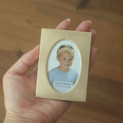 Okvir za fotografije od legure od kovanog željeza od 2 inča, klasična zanatska dekoracija, mali ukrasi za obiteljsko uređenje