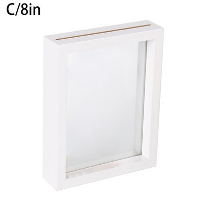 6/8 colių medinis dvipusis stiklo augalo pavyzdžio rėmas medinis rėmelis nuotraukų žurnalas Spalvotas nuotraukų rėmelis Skaidrus V3d4