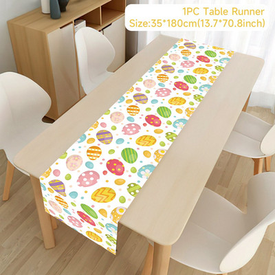 Vienreizlietojamais PET galdauts Lieldienu galdauts Mode Viegli tīrāms Viegls noformējums Rūtains galda pārsega dekors
