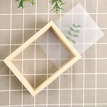 Двустранна семейна дървена фоторамка „направи си сам“ с акрилно стъклено заливче за екземпляр от растения, държач за показване на картина, сватбен декор, изкуство