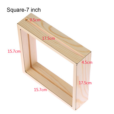 Οικογενειακή ξύλινη κορνίζα φωτογραφίας διπλής όψεως DIY με ακρυλικό γυάλινο κολπίσκο για φυτικά δείγματα Βάση εικόνας Διακόσμηση γάμου Τέχνη