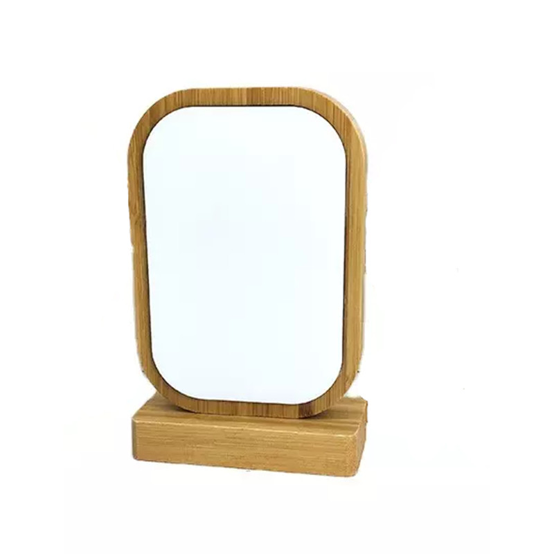 Szublimációs üres bambusz képkeret mágneses állvánnyal 4 stílusú kézműves karácsonyi ajándékok asztali dekoráció egyedi tervezéshez