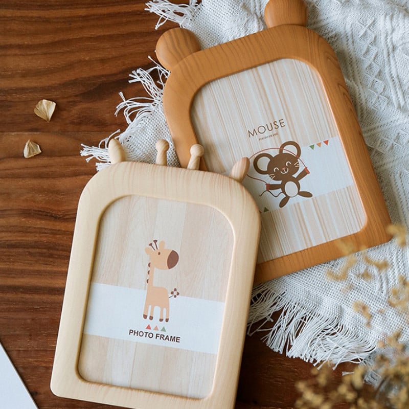 Σκανδιναβικό στυλ Υπέροχη παιδική κορνίζα κορνίζας 7 ιντσών Διακόσμηση τοίχου για μωρό Τραπέζι Νηπιαγωγείο Κινούμενα σχέδια Χαριτωμένο στολίδι