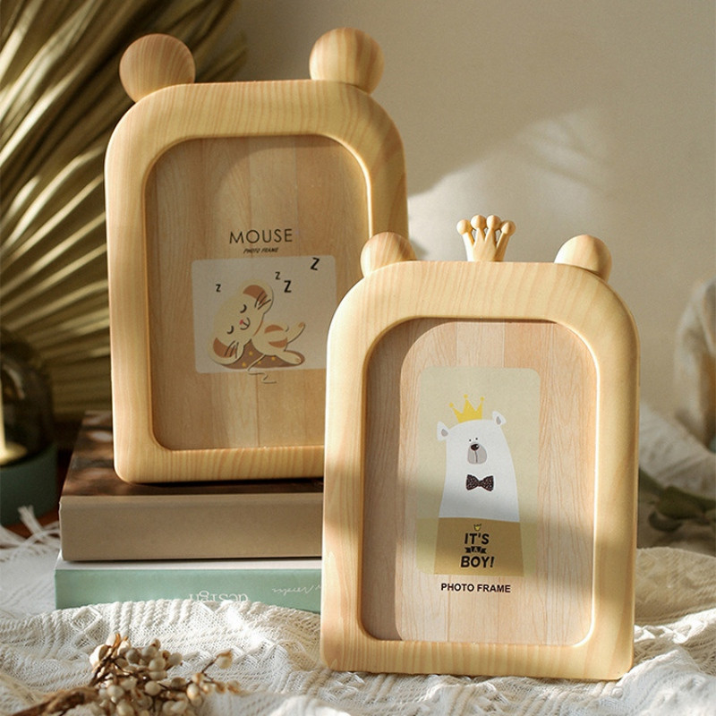 Σκανδιναβικό στυλ Υπέροχη παιδική κορνίζα κορνίζας 7 ιντσών Διακόσμηση τοίχου για μωρό Τραπέζι Νηπιαγωγείο Κινούμενα σχέδια Χαριτωμένο στολίδι