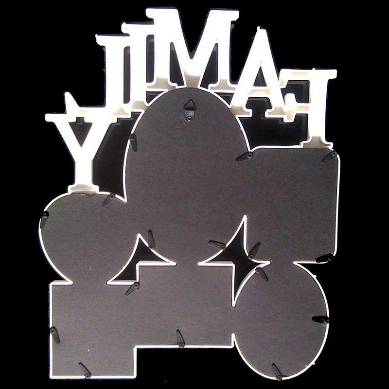 31x38cm új családi fotókeret falra akasztós kombináció 6 kép tartó kijelző lakberendezési nappali tapéta dekor