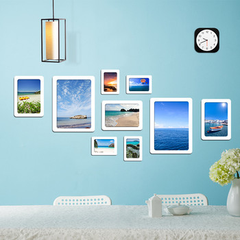 PVC цветни магнитни рамки за картини Направи си сам креативни фотомагнити за всекидневна Фоторамка Декорация на мобилен дом