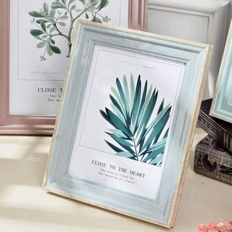 5 colių 6 colių 7 colių 8 colių nuotraukų rėmelis Kūrybiškas modernus paprastas paveikslų rėmelis, nedūžtantis stiklinis nuotraukų rėmelis, miegamojo apdaila