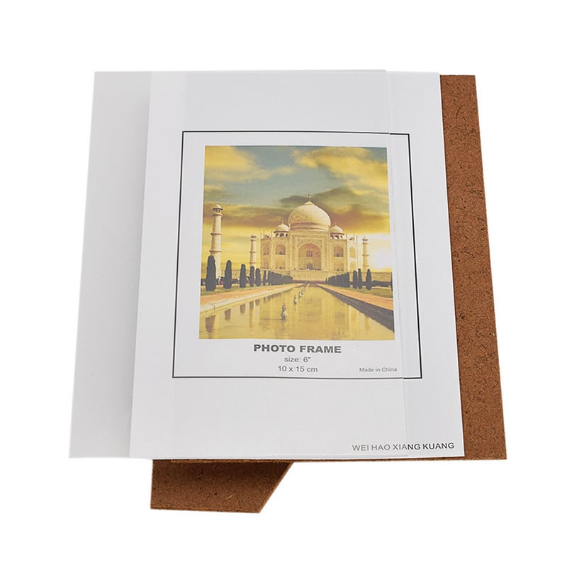 ZUCZUG 10x15cm Λευκή κορνίζα 6 ιντσών DIY Δώρο για μωρό σχέδιο Ξύλινη κορνίζα DIY Κορνίζες εικόνων Art Decor Desk Home