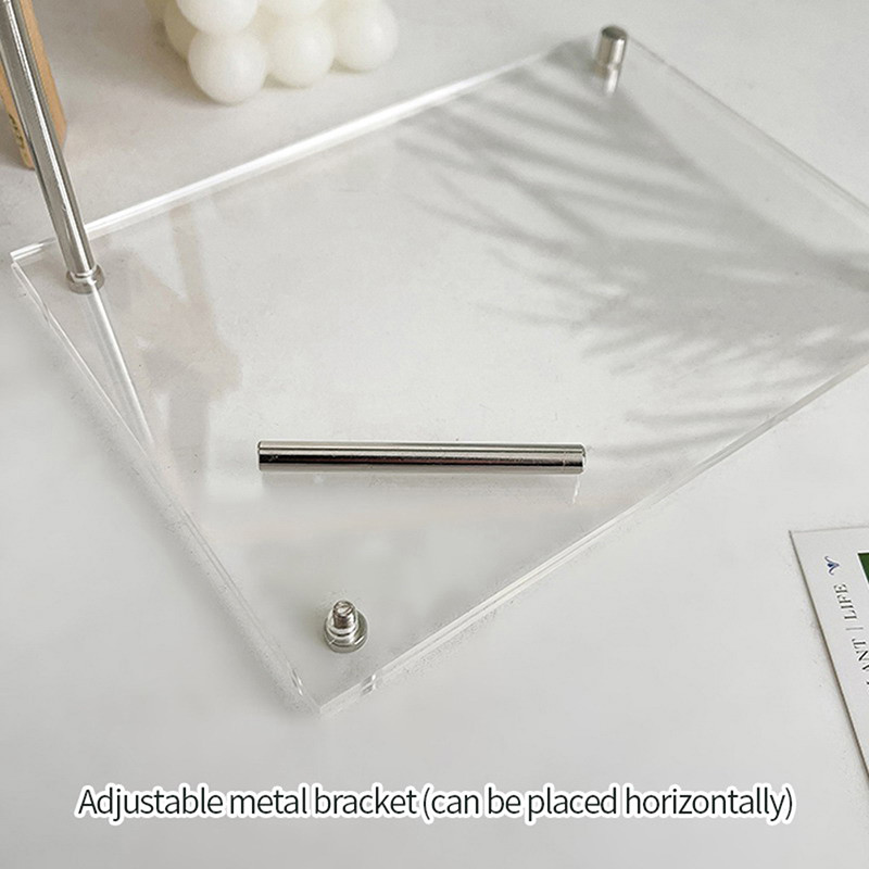 Akrüülist pildiraam pildiraam Kpop Idol fotokaardi hoidja CD albumi raam Kuvaraam lauaarvuti kujundusega pildiraam