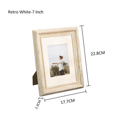 Amerikāņu retro sveķu foto rāmis attēlu rāmis mājas dekorēšana foto rāmja komplekts sienas attēlu rāmji sienas foto rāmis koka rāmis