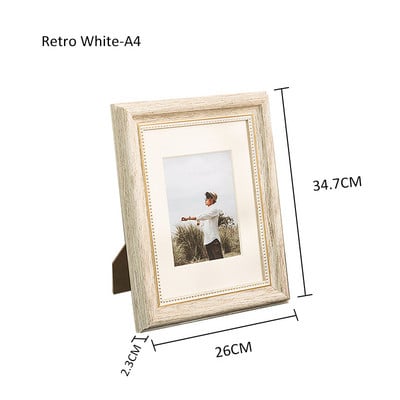 Amerikāņu retro sveķu foto rāmis attēlu rāmis mājas dekorēšana foto rāmja komplekts sienas attēlu rāmji sienas foto rāmis koka rāmis
