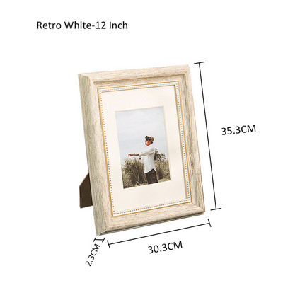 Amerikāņu retro sveķu foto rāmis attēlu rāmis mājas dekorēšana foto rāmja komplekts sienas attēlu rāmji sienas foto rāmis koka rāmis