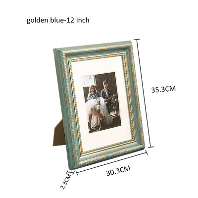 Amerikāņu retro sveķu foto rāmis attēlu rāmis mājas dekorēšana foto rāmja komplekts sienas attēlu rāmji sienas foto rāmis koka rāmis