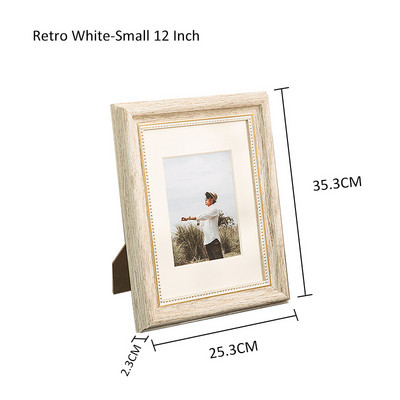 Amerikāņu retro sveķu foto rāmis attēlu rāmis mājas dekorēšana foto rāmja komplekts sienas attēlu rāmji sienas foto rāmis koka rāmis