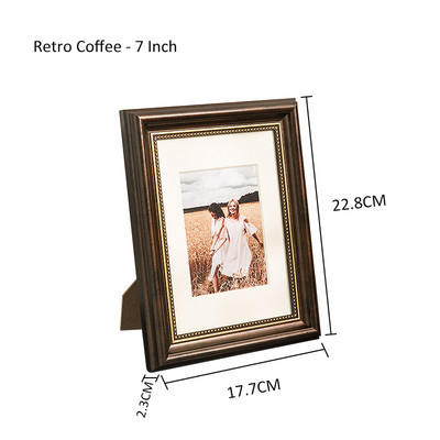 Amerikāņu retro sveķu foto rāmis attēlu rāmis mājas dekorēšana foto rāmja komplekts sienas attēlu rāmji sienas foto rāmis koka rāmis