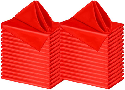 12BUC Șervețele din material satinat Șervețele moi de cină Șervețele de masă pătrate lavabile pentru nuntă, petrecere, banchet, restaurant 50x50cm