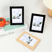 Medinis nuotraukų rėmelių stalas 6 colių A4 Creative Picture Studio Paprastas didmeninis nuotraukų rėmelis Pakabinamas nuotraukų rėmelis W D4Q3