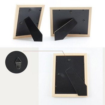 Τραπέζι με ξύλινη κορνίζα 6 ιντσών A4 Creative Picture Studio Απλή χονδρική κορνίζα φωτογραφιών Κορνίζα φωτογραφιών Κρεμαστό W D4Q3